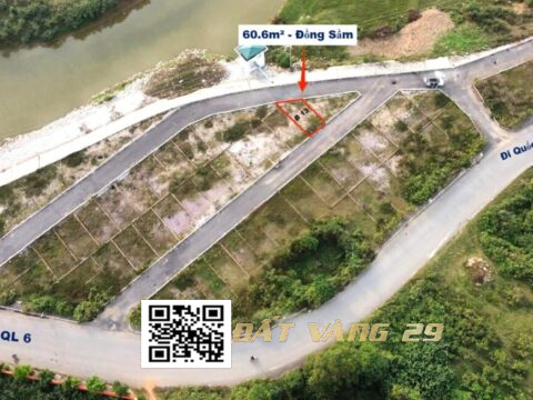 Bán Đất Đồng Sầm Đông Sơn 60.6m² Gần trục liên xã , Giá tốt ( Khu B – LK13 )