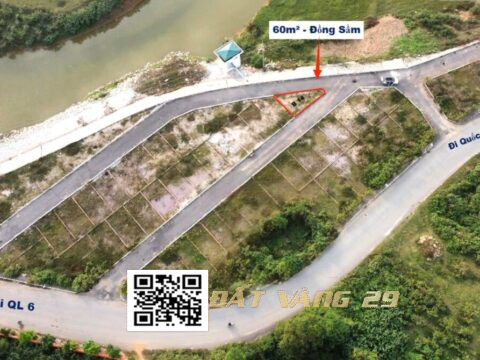 Bán Đất Đồng Sầm Đông Sơn 60m² Lô góc đẹp , Giá tốt ( Khu B – LK14 )