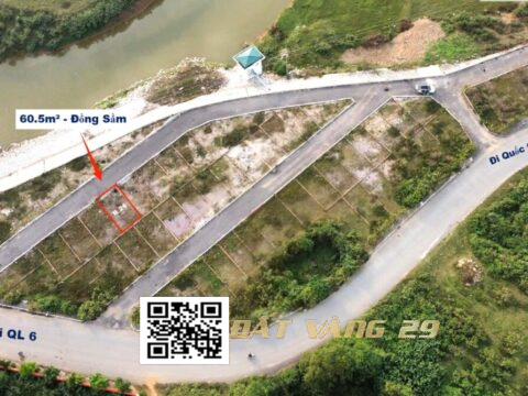 Bán Đất Phân Lô Đồng Sầm Đông Sơn 60.5m² Đường rộng – ô tô tránh , Giá tốt ( Khu B – LK21 )