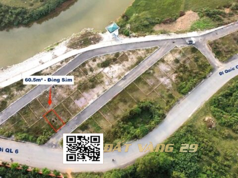 Bán Đất Phân Lô Đồng Sầm Đông Sơn 60.5m² vị trí đẹp , Giá tốt ( Khu B – LK3 )