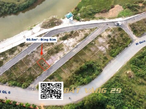 Bán Đất Đồng Sầm Đông Sơn 60.5m² Đường rộng, ô tô tránh , Giá tốt ( Khu B – LK5 )