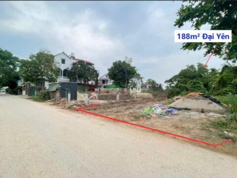 Bán đất Đại Yên Chương Mỹ 188m² Lô đất đẹp – Giá đầu tư