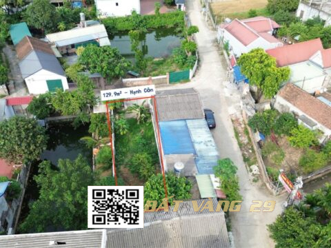 Bán đất 129.9m² tại trung tâm xã Xuân Mai  Hà Nội | Đường thông – Ngõ thoáng – Đầu tư siêu lời