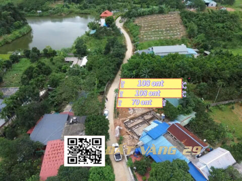 Bán đất Thanh Cao Lương Sơn Hoà Bình 108m² ô tô tránh nhau thoải mái