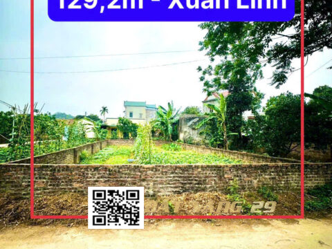 Bán đất Xuân Linh Thuỷ Xuân Tiên 129.2m² Gần chợ, trạm y tế, UBND xã