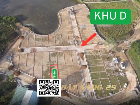 Bán Đất Phân Lô Lạc Thủy Giá tốt 78.6m² – Sát hồ điều hòa – Giá Đầu Tư KHU D