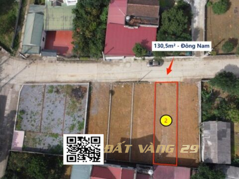 Bán đất Thôn Đông Nam Giá rẻ 130.5m² – khu vực dân cư đông, giao thông nhộn nhịp – giá đầu tư LK2