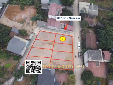 BÁN ĐẤT PHÂN LÔ NAM SƠN XUÂN MAI 80,1m² (LK02) – LÔ GÓC ĐẸP, MẶT TRỤC ĐƯỚNG CHÍNH – GIÁ ĐẦU TƯ