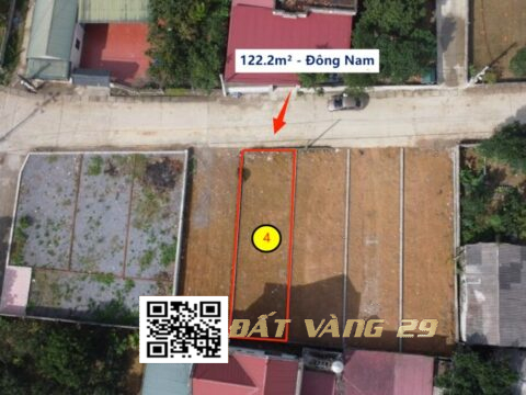 Bán đất Đông Nam Nam Phương Tiến 122.2m² – Mặt trục chính – gần sân golf Sky Lake, tiềm năng phát triển rõ rệt , Giá đầu tư LK4