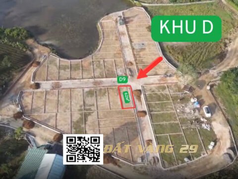 Bán Đất Nền Lạc Thủy 62m² – Lô góc cực đẹp – Gần Hồ – Sổ Đỏ Sẵn KHU D