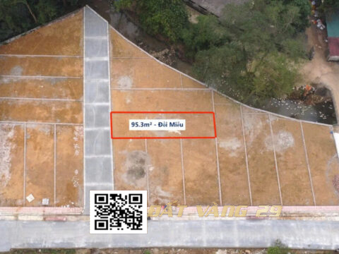 Bán đất phân lô Đồi Miễu Xuân Mai 95.3m² – Vị trí đẹp hiếm có, Giá đầu tư LK8