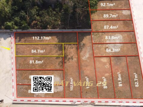 Bán đất phân lô Tân Tiến Xuân Mai 84,7m² – Đường rông, ô tô tránh – Giá đầu tư