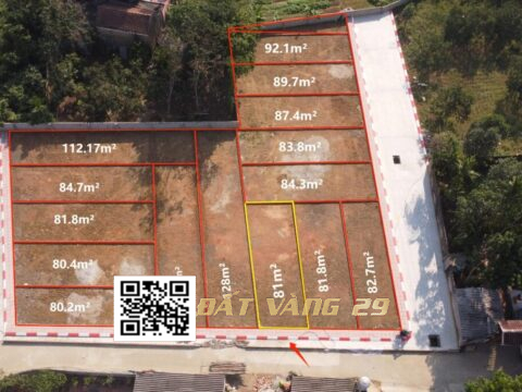 Bán đất Phân Lô Tiến Tiên Giá tốt 81m² – Đường trước đất rộng, ô tô vào tận nơi – Giá đầu tư