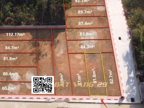 Bán đất Phân Lô Tiến Tiên 81.8m² – Thế đất vuông vắn, dễ xây dựng – Giá đầu tư