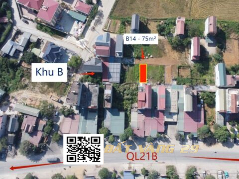 Bán đất Chợ cá Xuân Mai 75m² – Vị trí trung tâm – Giá tốt đầu tư B14