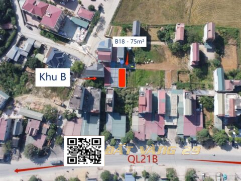 Bán đất Chợ Cá Xuân Mai Giá Tốt 75m² – Đường to – Giá cực tốt B18