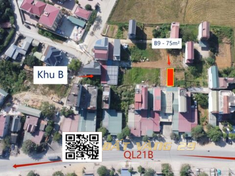 Bán Đất phân lô Chợ Cá Nam Phương Tiến 75m² – Đường ô tô tránh – Vị trí hiếm B9