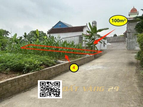 Bán đất Nam Hài Xuân Mai Giá Rẻ 100m² – Khu dân cư hiện hữu, hạ tầng ổn định, dân trí tốt – Giá đầu tư tốt LK4