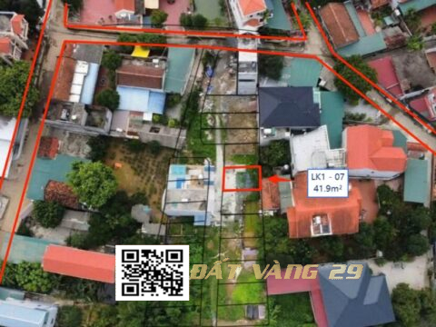 Bán Đất Trung Tâm Sơn Đồng Tiên Phương 42.9m² – khu dân cư đông LK01 – 07