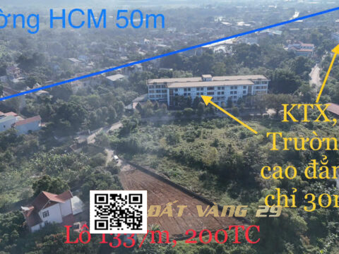 BÁN ĐẤT XUÂN SEN THỦY XUÂN TIÊN 1.337m² – PHÁP LÝ CHUẨN – GIÁ ĐẦU TƯ