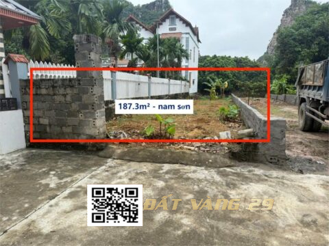 Bán Đất Nam Sơn Nam Phương Tiến 187,3m² – Giá Rẻ – Hướng Nam
