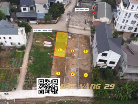 Bán đất Xóm Tròn Quảng Bị 100.8m² – lô đẹp hiếm – giá tốt LK4