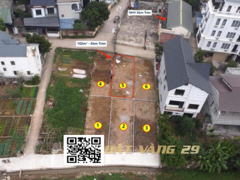 Bán đất Xóm tròn tốt động 102m² – tiềm năng sinh lời cao – giá đầu tư LK5