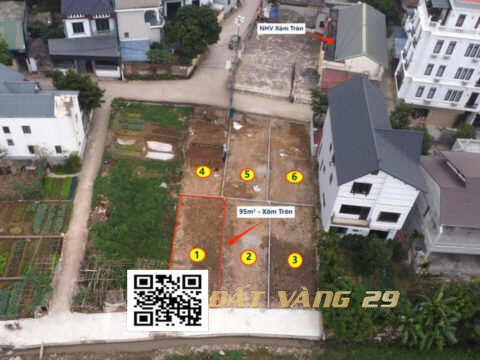 Bán đất Xóm Tròn Tốt Động 95m² – Khu dân cư đông – Giá tốt nhất khu vực LK1