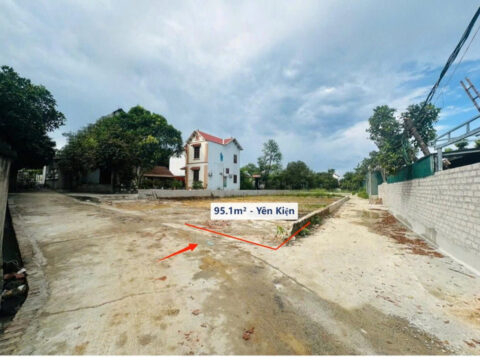 Bán Đất Yên Kiện Phú Nghĩa Giá Rẻ 95.1m² – Lô góc đẹp, khu dân cư hiện hữu – Giá đầu tư