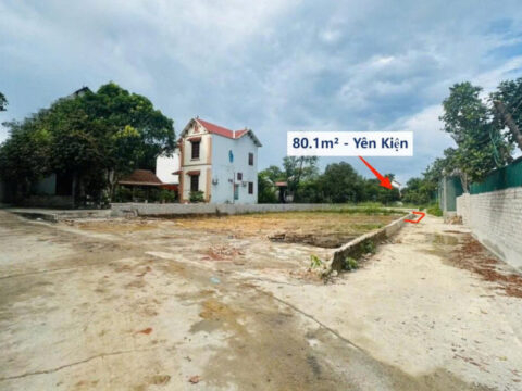 Bán Đất Thổ Cư Yên Kiện Phú Nghĩa 80,1m² – Khu dân cư đông đúc, Ngay cạnh đường quốc lộ 6 – Giá đầu tư
