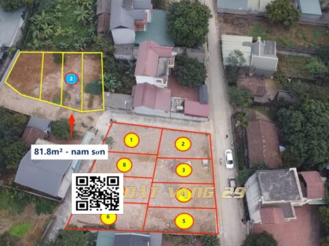 BÁN ĐẤT NỀN NAM SƠN XUÂN MAI GIÁ RẺ 81.8m² (LK02) – Gần UBND, chợ, trường học các cấp – GIÁ ĐẦU TƯ