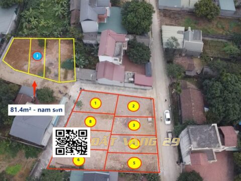 BÁN ĐẤT PHÂN LÔ NAM SƠN XUÂN MAI 81.4m² (LK03) – GIAO THÔNG THUẬN TIỆN, KẾT NỐI NHANH VỚI CHỢ CÁ VÀ QL21 – GIÁ ĐẦU TƯ