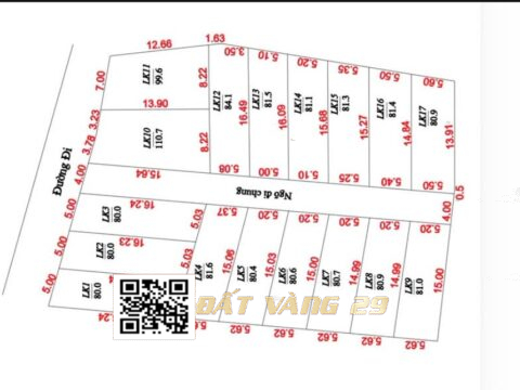 Bán đất Đông Nam Xã Xuân Mai – Bảng hàng 17 lô ngay gần đường vành đai 5