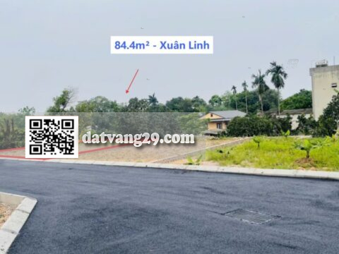 Bán Đất Nền Xuân Linh Xuân Mai 84.4m² (LK4) – Khu dân cư hiện hữu, Giao thông thuận tiện – Giá tốt