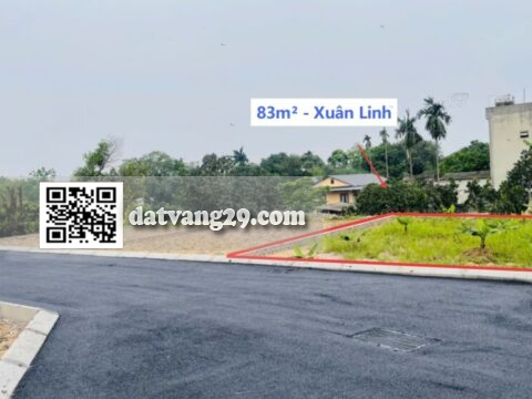 Bán Đất Thổ Cư Xuân Linh Xuân Mai 83m² (LK6) – Tiềm năng sinh lời cao – Giá tốt