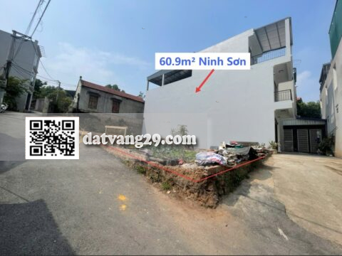 Bán đất Ninh Sơn Phường Chương Mỹ 60.9m² Sơn gần hồ thoáng mát