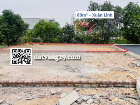 Bán Đất Xuân Linh Xuân Mai giá rẻ 80m² (LK3) – Mặt đường trục chính, ô tô tránh – Giá tốt