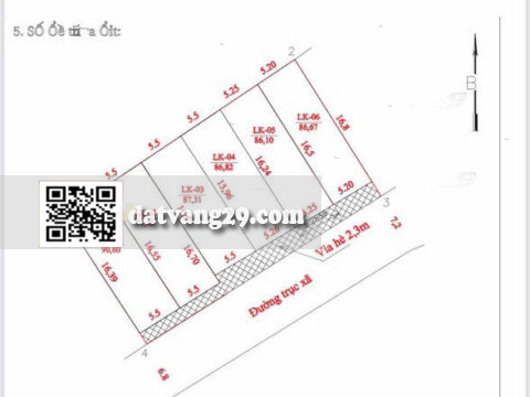 Bán Đất Phân Lô Xuân Mai – Bảng hàng 6 lô Gò chè Xuân Mai – Vị trí đẹp – Giá đầu tư
