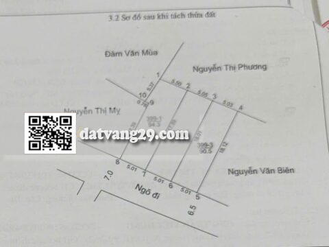 Bán Đất Phân Lô Xuân Mai – Bảng hàng 3 lô Trí Thủy Xuân Mai – Khu dân cư đông – Giá đầu tư
