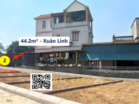 Bán Đất Xuân Linh Thủy Xuân Tiên Giá rẻ 44,5m² (LK2) – Khu dân cư hiện hữu – Giá đầu tư