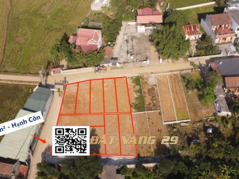 Bán Đất Hạnh Côn Xuân Mai Giá rẻ 97.6m² (LK8) – Lô góc đẹp, hạ tầng hoàn thiện – Giá đầu tư