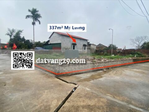 Bán đất Mỹ Lương Chương Mỹ 337m² mặt tiền 24m, đường 7m, giá 4 tỷ