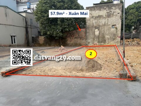 Bán Đất Nền Tiên Trượng Xuân Mai 57.9m² – Pháp lý chuẩn, Sổ đỏ chính chủ