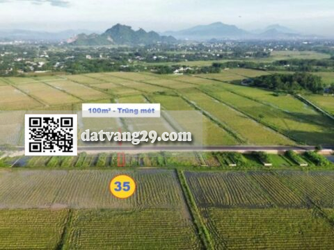 Bán Đất đẹp Trũng Mét 100m² – Gần chợ, sát trường, kề khu nghỉ dưỡng – Tiện ích đủ đầy