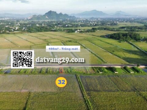 BÁN ĐẤT GIÁ RẺ 100m² TRŨNG MÉT – Vị trí vàng gần chợ Văn Phú