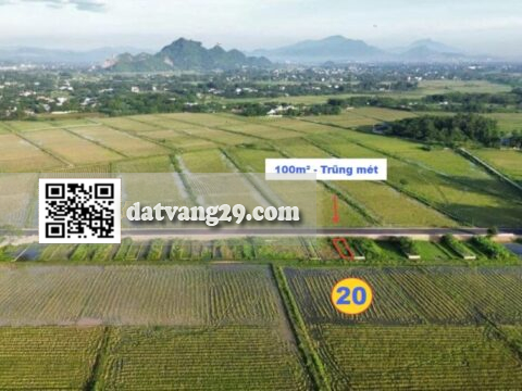BÁN ĐẤT NỀN TRŨNG MÉT 100m² GIÁ RẺ (T20) – GIAO THÔNG THUẬN TIỆN – KẾT NỐI NHANH CÁC KHU VỰC LÂN CẬN
