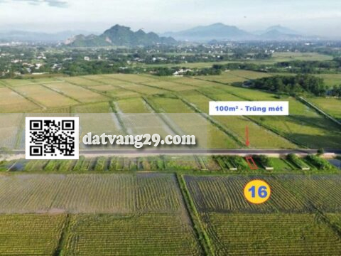 BÁN ĐẤT NỀN TRUNG MÉT TRẦN PHÚ GIÁ RẺ 100m² (T16) – GẦN QL21 – GIÁ ĐẦU TƯ