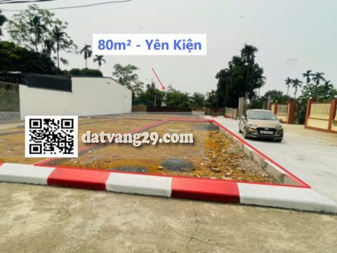 Bán Đất Phân Lô Đông Sơn Chương Mỹ 80m² – Gần QL6, giao thông thuận tiện – Giá đầu tư