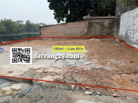Bán Đất Thổ Cư Lam Điền 180m2 – Giá Đầu Tư – Khu Dân Cư Hiện Hữu