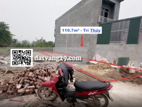 BÁN ĐẤT THỔ CƯ TRÍ THỦY XÃ XUÂN MAI 110.7m² – Giao thông thuận tiện – Gần QL6